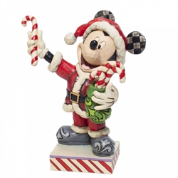 DISNEY TRADITIONS - MICKEY MOUSE WITH CANDY CANES